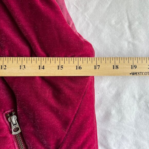 dylan Los Angeles Women's Velour Pink Puffer Vest, Size XS, Excellent Condition! - Picture 8 of 13